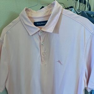 Tommy Bahama polo size large pink